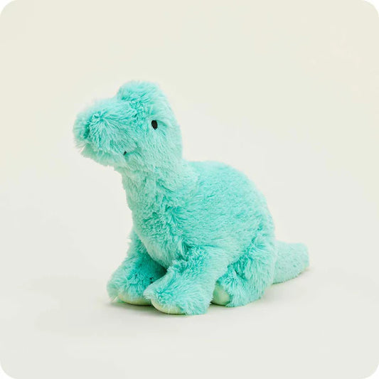 Microwavable Teal Long Neck Dinosaur Warmies