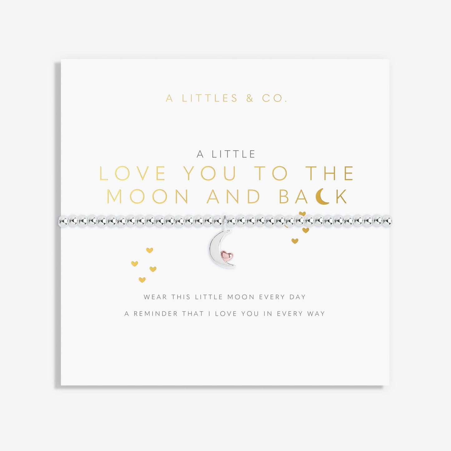 A Little "Love You To The Moon And Back" Bracelet