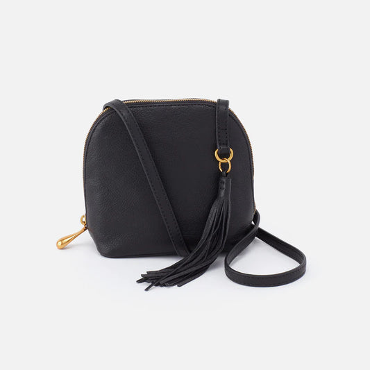 Nash Crossbody In Pebbled Leather- Black