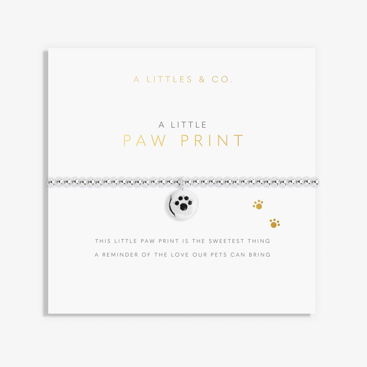 A Little "Paw Print" Bracelet
