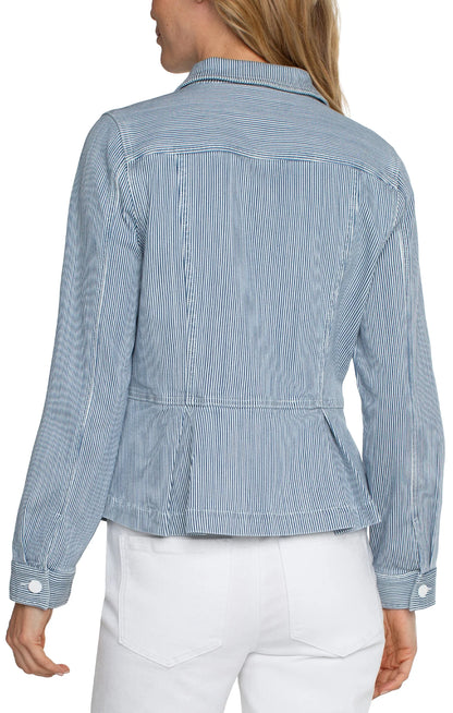 Peplum Denim Jacket