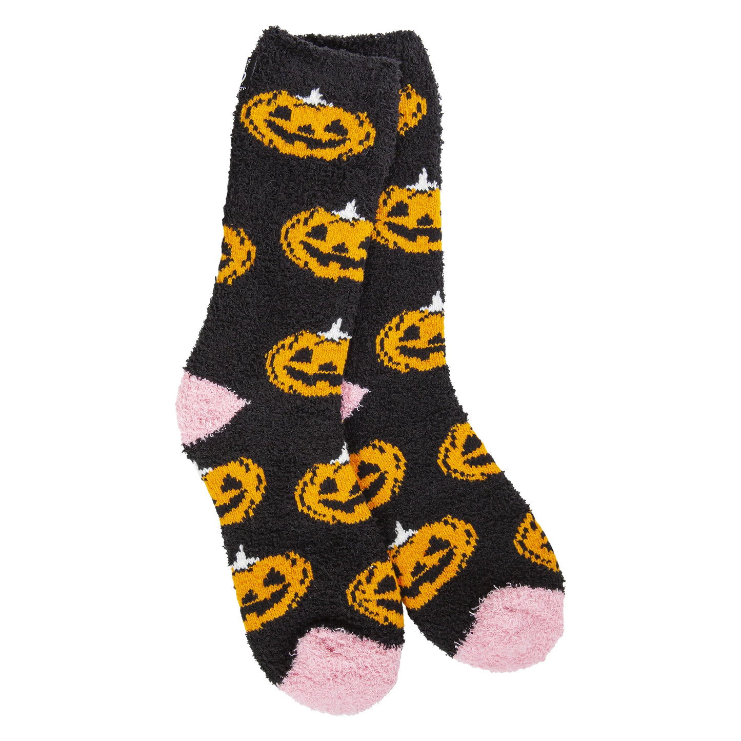 Halloween Cozy Winter Crew Socks- Pumpkins