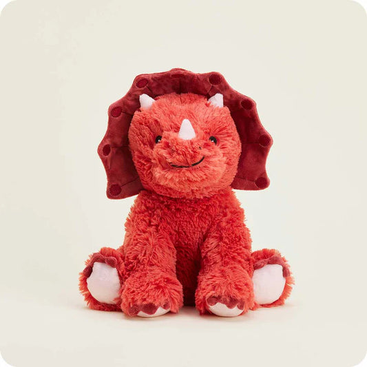 Microwavable Red Triceratops Warmies