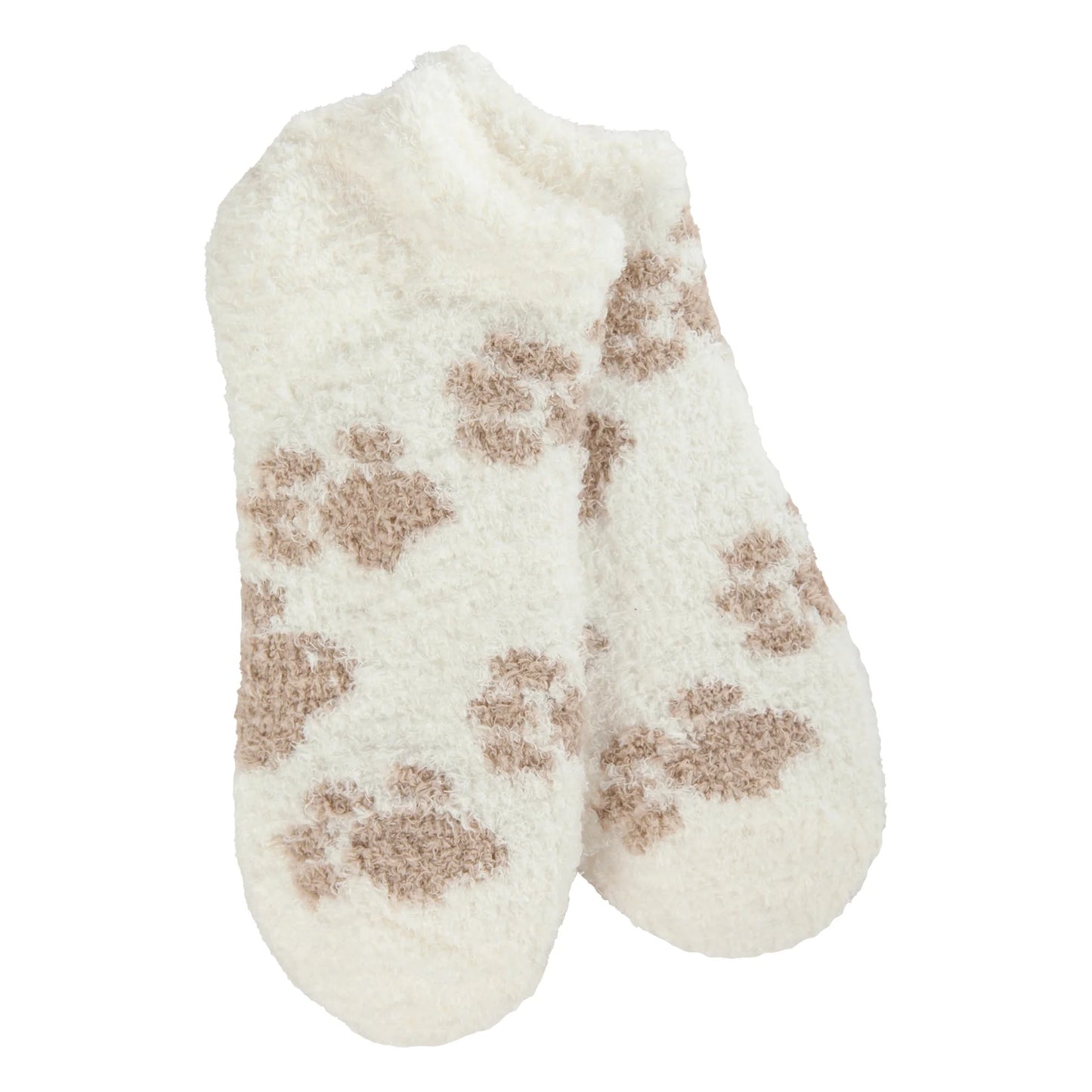 Cozy Low Socks- Paw Print