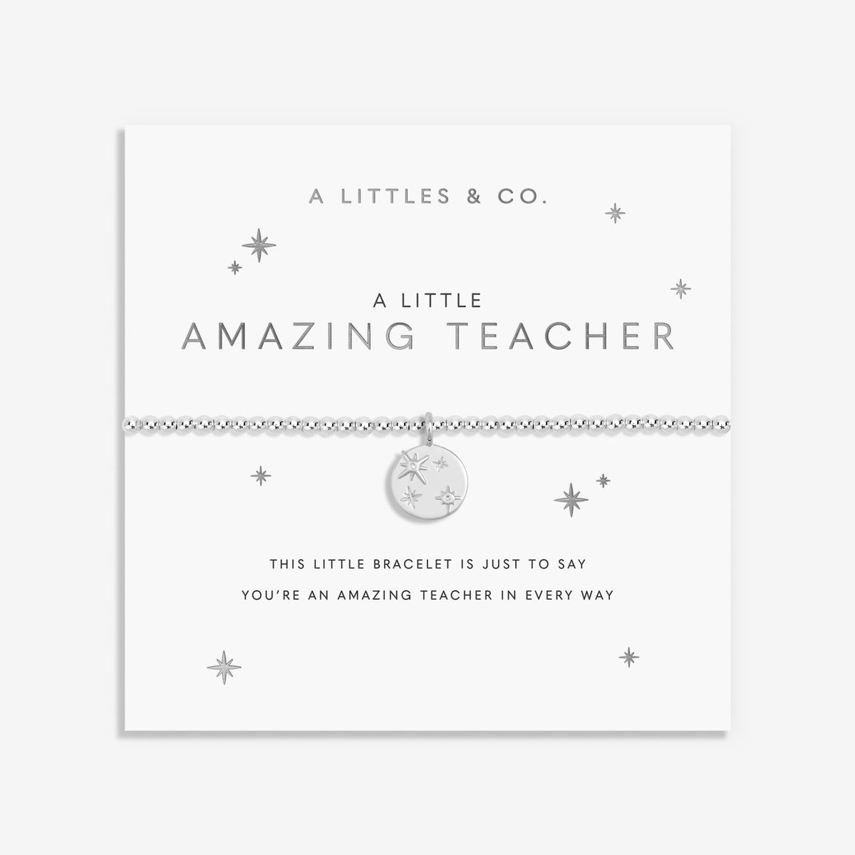 A Little "Amazing Teacher" Bracelet