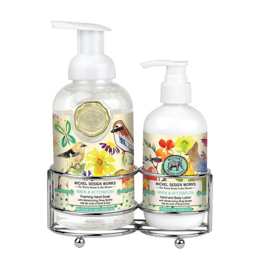 Birds & Butterflies Handcare Caddy