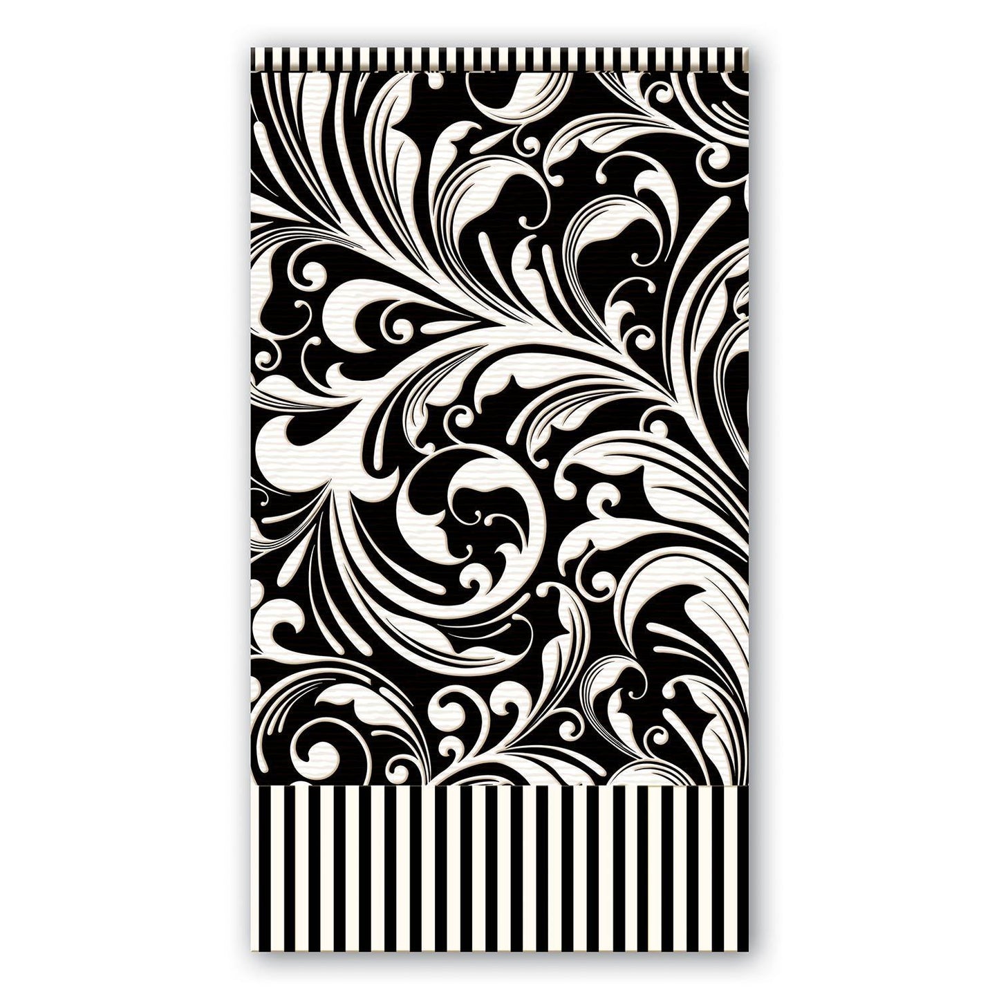 Black Florentine Hostess Napkins