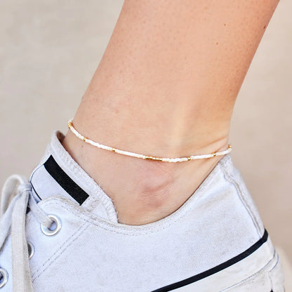 Ventura Stretch Bead Anklet