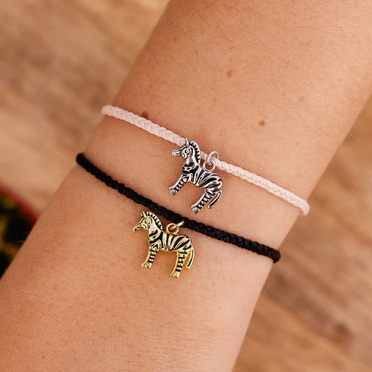 Zebra Charm Bracelet